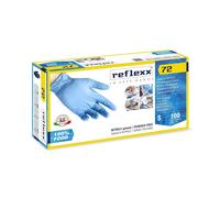 REFLEXX R72 Guanti nitrile uso alimentare senza polvere TG M - 1000 PZ 1DXM
