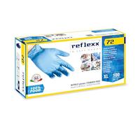 Reflexx R72/XL Guanti, 100 pezzi, Azzurro