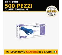 Reflexx R98 Guanti Monouso Taglia M 500 pezzi - Protezione e Igiene