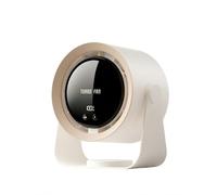 Refluxe Ventilatore da Tavolo Ricaricabile USB, Batteria 5400 mAh, Display LED, 100 Velocità Regolabile e Inclinazione Manuale 90°, Potente e Appendibile per Scrivania, Ufficio, Camera da Letto