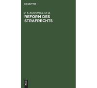 Reform des Strafrechts (Copertina rigida)