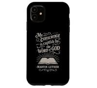 Reformed Theology Citazione Martin Lutero Bibbia Scrittura Design Custodia per iPhone 11