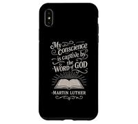 Reformed Theology Citazione Martin Lutero Bibbia Scrittura Design Custodia per iPhone XS Max