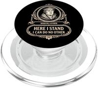 Reformed Theology Martin Lutero Here I Stand Citazione PopSockets PopGrip per MagSafe