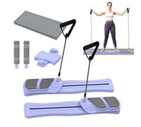 Reformer - Macchina per pilates multifunzione, attrezzatura per pilates, resistente, portatile, per la salute, yoga, allenamento, palestra, fitness, cardio