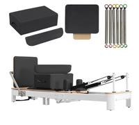Reformer per Pilates, Macchina per Pilates Reformer Pieghevole Attrezzatura per Allenamenti in Palestra A Casa
