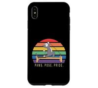 Reformer Pilates Amante dei gatti LGBT divertente animale Paws Pose Pride Custodia per iPhone XS Max