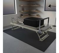 Reformer Pilates con Box Ergonomico Attrezzo Fitness Silenzioso per Casa
