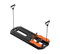Reformer Pilates Machine - Riformatore compatto per pilates | Pilates Board per la casa, tavola addominale multifunzionale, tavola per allenamento con ruote a rimbalzo automatico, attrezzatura per