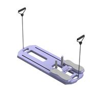 Reformer Pilates Machine - Riformatore compatto per pilates | Pilates Board per la casa, tavola addominale multifunzionale, tavola per allenamento con ruote a rimbalzo automatico, attrezzatura per
