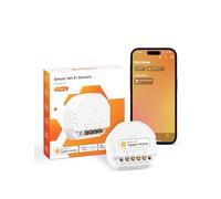 Refoss Mini WiFi Relè Interruttore Smart 1 Way Compatibile con Apple HomeKit Alexa Google Home Modulo Relè Interruttore Comando Vocale 250V 10A 1 Pezzo