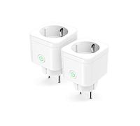 Refoss Presa Intelligente Alexa, WiFi Presa Temporizzata con Controllo Vocale, Controllo Remoto Tramite App Refoss, Compatibile con Alexa e Google Home, 2400W, 10A, Type F, 2 Pezzi