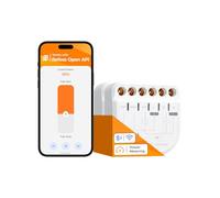 Refoss R21 Interruttore WiFi Intelligente, Relè a 2 Canali 16A per Controllo Tapparelle e Luci, con Monitoraggio Energia e API Locale, Compatibile con Home Assistant, Alexa e Google, 2 pezzi