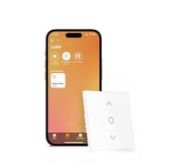 Refoss WiFi Interruttore per Tapparelle con Apple HomeKit, Timer per Tapparelle, Interruttore per Tende con Controllo Percentuale, con Retroilluminazione, Compatibili con Siri, Alexa, Google