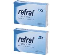 Refral Monodose Gocce Oculari 20 Contenitori Da 0,5 Ml 2x10 ml