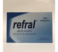 Refral Monodose Gocce Oculari con Aloe Vera e Acido Ialuronico 20 flaconcini