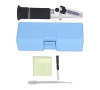 Refrattometro con metro Brix ATC Sugar Tester 0 32% portatile portatile per succhi di frutta bevande in lega di alluminio ABS gomma