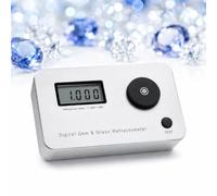 Refrattometro per Gemme, Tester per Diamanti, Digitale per Pietre | Sensore ad Alta Precisione, Costruzione Portatile, per Identificazione Gemme Colorate