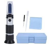Refrattometro Portatile, Misuratore Concentrazione Glicole Etilenico e Liquidi, Range 0-100% Acqua / 1,10-1,40 Densità - Alta Precisione 0,01, Costruzione Robusta, Operazio