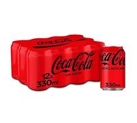Refresco de Cola Coca Cola Zero lata pack 12x33 cl