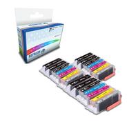 Refresh Cartridges PGI-530 & CLI-531 - Set completo di 21 cartucce di ricambio per stampanti Canon (multicolore)