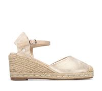 REFRESH - Espadrillas Donna Oro - Scarpe comode e versatili - Moda casual - Modello 17521201 (Misurare 39)