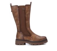 REFRESH - Stivale da donna con chiusura lampo, colore: nero, taglia: 37, taupe, 37 EU