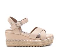 REFRESH 170587, Sandali con Zeppa Donna, Beige, 40 EU