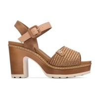 REFRESH - Sandali Donna Camel - Scarpe comode e versatili - Moda casual - Modello 17528102 (Misurare 38)