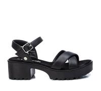 REFRESH - Sandali Donna Nero - Scarpe comode e versatili - Moda casual - Modello 07928101 (Misurare 37)
