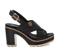 REFRESH - Sandali Donna Nero - Scarpe comode e versatili - Moda casual - Modello 17270704 (Misurare 39)