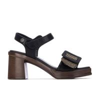 REFRESH - Sandali Donna Nero - Scarpe comode e versatili - Moda casual - Modello 17502701 (Misurare 38)