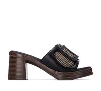 REFRESH - Sandali Donna Nero - Scarpe comode e versatili - Moda casual - Modello 17502801 (Misurare 36)