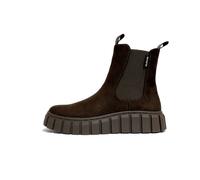 REFRESH SCARPE DONNA STIVALETTI CON GOMMA MEDIA 170249 CAMOSCIO MARRON