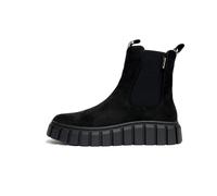 REFRESH SCARPE DONNA STIVALETTI CON GOMMA MEDIA 170249 NERO CAMOSCIO