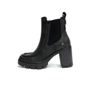 REFRESH SCARPE DONNA STIVALETTI CON TACCO ALTO E PLATEAU 172915 NERO