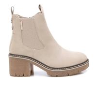 REFRESH Stivaletti Chelsea Beige -Altezza Tacco 6cm-