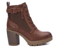 REFRESH Stivaletti con Fibbia -Altezza Tacco 8cm- Marrone