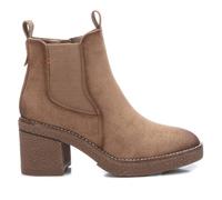 REFRESH Stivaletti in camoscio Tortora -Altezza Tacco 7cm-