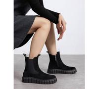 REFRESH STIVALETTI TRONCHETTO DONNA 173088 NERO PLATFORM ZIP DAL 36 AL 41 NEW