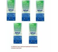 REFRESH TEARS - COLLIRIO LUBRIFICANTE - CONFEZIONE DA 5 - FLACONI DA 5 x 10ML...