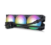 Pro Aurora 420 CPU AIO Processore Kit di raffreddamento a liquido 14 cm Nero, Bianco, Raffreddamento ad acqua Nero, Kit di raffreddamento a liquido, 14 cm, 154,1 m³/h, Nero, Bianco