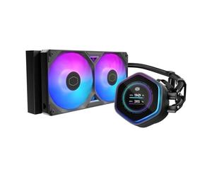 Refrigeración Líquida Cooler Master MasterLiquid Atmos II 240mm 2 Ventilatori LCD ARGB