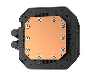 Refrigeración Líquida DeepCool LM240 240 mm 2 Ventilatori LED RGB Nero