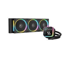 Refrigeración Líquida DeepCool LQ360 ULTRA ARGB 360mm 3 Ventilatori Schermo LCD
