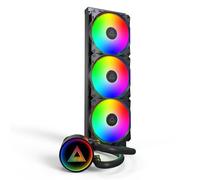 Montech LightFlow ARGB 360 Processore Raffreddatore di liquidi tutto in uno 12 cm Nero 1 pz