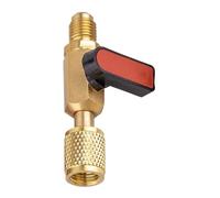 Refrigerant Charging Pipe, HVAC Service Hose Kit Secure Seal Cooling Line Connector with Anti Leak Design, Adattatore universale per Apartment Dorm Hotel Restaurant AC Refill System Use