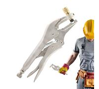 Refrigerant Recovery Clamp - Refrigerant Recovery Refrigeration Tube Locking Plier, Air Conditioner Welding Tool for Refrigeration Tube Locking, Curved Jaw Lockings Pliers
