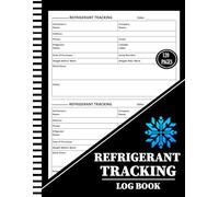 Refrigerant Tracking Log Book: HVAC Refrigerant Record-Keeping Journal for Technicians | Service Logs & 609 Compliance