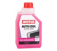 Motul Auto Cool G12 Ultra Evo Liquido Refrigerante Puro Rosa Audi Skoda 1 Litro